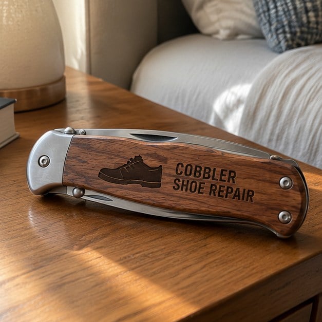 Customer photo of a custom pocket knife