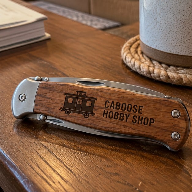 Customer photo of a custom folding knife
